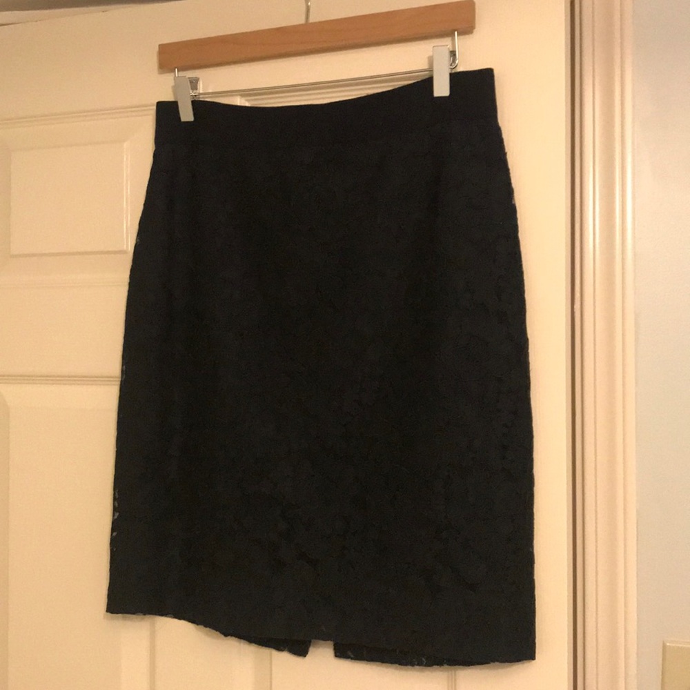 J. Crew Lace Pencil Skirt size 8
